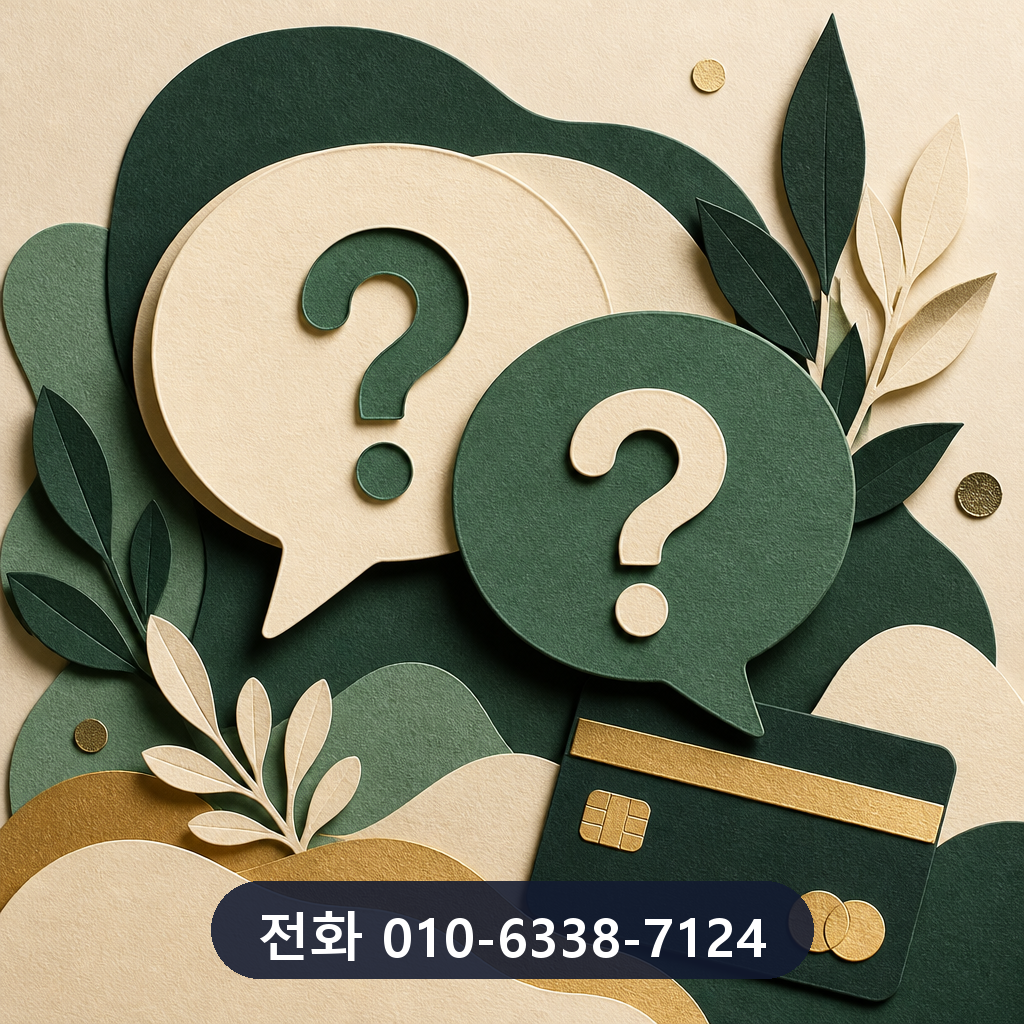 카드 할부 현금화 자주 묻는 질문 이미지